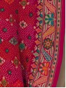 Banarasi Kutchi Weave Lehenga - Gajri Strawberry