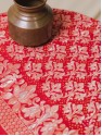 Banarasi Upada Lehenga - Blood Red