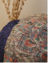 Madhubani Hand Painted Bandhani Saree - Indigo Blue