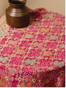 Tilfi Meenakari Saree - Onion Pink