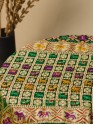 Tilfi Meenakari Saree - Bottle Green