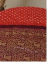 Kanjivaram Border Pure Gaji Silk - Orange Red