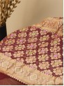 Banarasi Patola Meenakari Saree - Shaded Wine