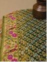 Banarasi Paithani Jaal Saree - Emrald Green