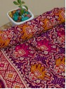 Meenakari Patola Weave Dupatta - Magenta