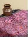 Madhubani Munga Silk Gharchola Saree - Indigo Blue